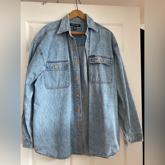 Structure Denim Mens Shirt M Like New - Picture 2 of 6